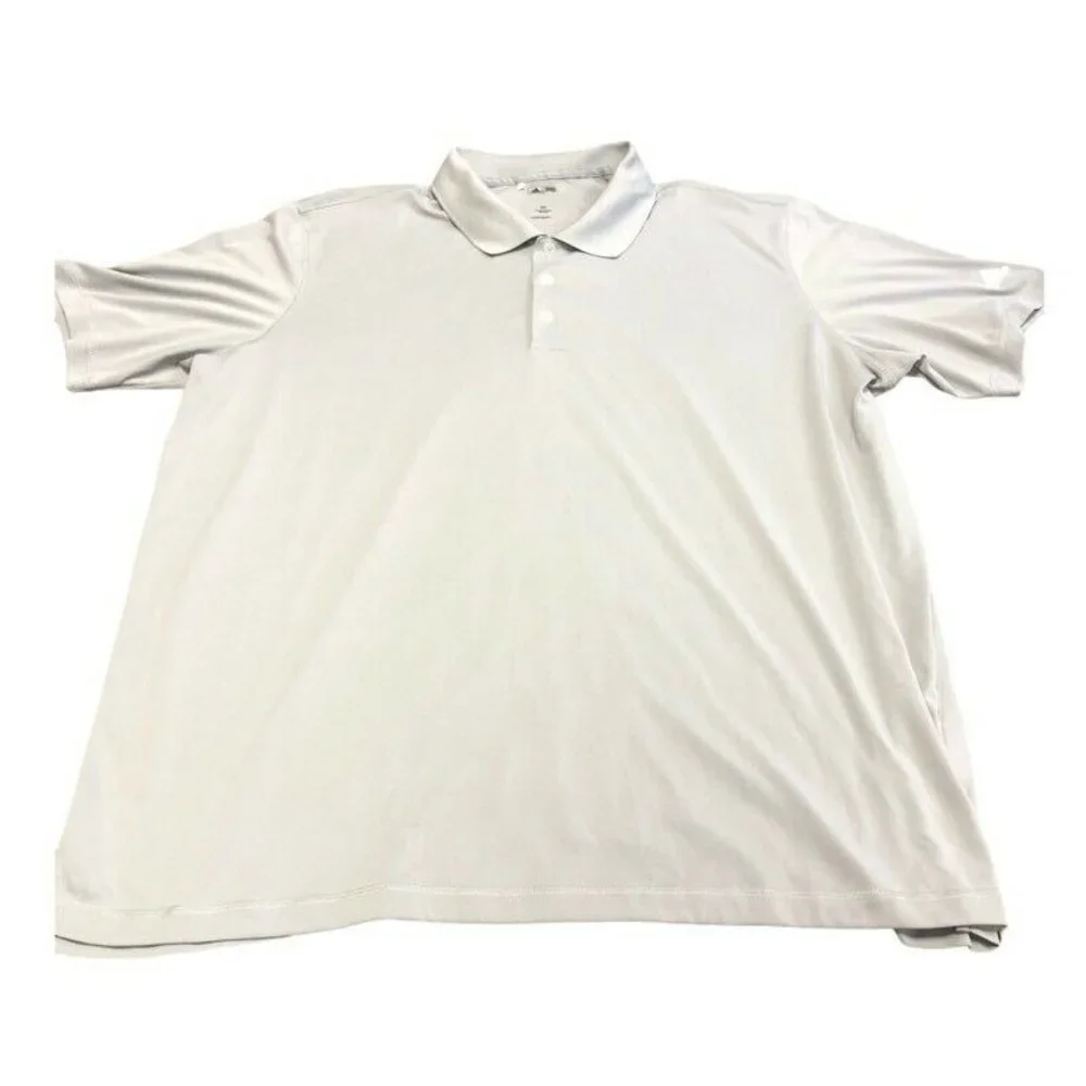 Adidas Golf Mens Puremotion Polo Shirt Gray 2XL